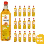 Pinkcity Wellness Yellow Mustard Oil 16 L | Wood Pressed | 16 x 1 Litre Bottle