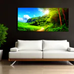 Love Creation A4 Size poster print for creative wall art- serene-stream-6869( Sticker)