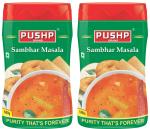 Pushp Brand Sambhar Masala 500g Jar Package (Pack of 2)