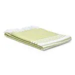 The Better Home Green Cotton Turkish Bath Towel