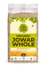 Farm India Organic Jowar Whole - 1 Kg