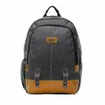 GOLDLINE Stylish 30 L Leather Backpack for Office, School, College (35 x 17 x 50 cm, Grey)