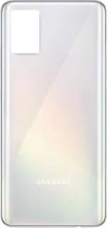 FRIENDZZWORLD White Fiber Glass Back Panel For Samsung Galaxy A51