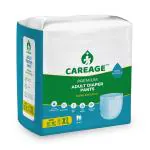 CAREAGE Premium Adult Diaper Pants Extra Large (XL) Size, Waist Size (39