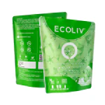 ECOLIV WATER LILY NATURAL HANDWASH INSTANT MIX REFILL 1L | PACK OF 2x 170 ML POUCH