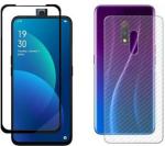 ATC Black Front And Back Tempered Glass For Oppo K3 (Combo Of 2)