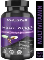 Naturewell Multivitamin, Multiminerals, Antioxidants, 420 Capsules
