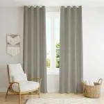 PROZONE COLLECTION RISHTA Luxury Velvet 80% Blackout Curtains | Room Darking Parda | Latest Modern Parde | Premium Screens for Home Office Living Room Hall,7x4 feet,1Pcs,Grey