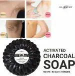 Elibliss Activated Charcoal Soap for Skin Whitening, 100g (Pack of 1)