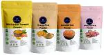 VEDICINE Masoor Dal Powder, Wild Kasturi Turmeric, Orange Peel, Rose Petal Powder (100gmx4)
