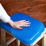 Fulkiza Cushion Back Support Pad For Chair Pain Relief Hip Support Hip Support (Blue) Back / Lumbar Support (Blue)