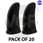 VCR Mobile Accessories Thumb Sleeves & Finger Sleeves for Mobile Games - 20 Pieces in 10 Packs - Anti Sweat Finger Sleeve Gloves makes gaming easy on Phone and Tablet - Easy To Wear Gaming Sleeves