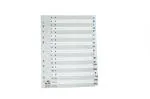 Eslee File Divider | Subject Divider / Separator Set | Best for A4 Size Ring Binders | Tab of A to Z | White - (EO131AZ White)
