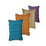 SHIVAM CART Soft Cotton Travelling Air Pillow, Compact and Lightweight Pillow, Easy to Carry, Neck Support headrest Pillow During Travelling in Bus, Train,Flight (Pack of 4 Multi Color).