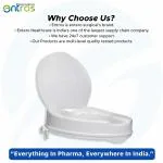 Entros 4 Inch Toilet Commode Seat Raiser Elevator Extension with lid cover - SC7060D