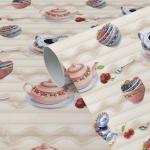 WallWear- 3D Wallpapers for Kitchen Waterproof Extra Large(40x200) Cm Kitchen Wallpapers oilproof |Self Adhesive Wallpapers Vinyl Stickers for Kitchen | Kitchen Wallpapers for Walls(Wave ketliya)