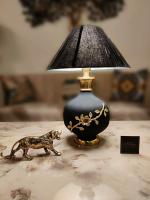 The Artage Black Modern Aluminium Table Lamp for Home Decor