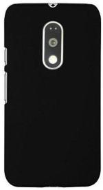 KWINE CASE Moto G4 Plus Black Rubber Back Cover