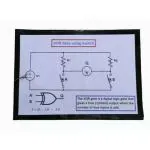 project hub XOR Gate using Switch (Base-cardboard) Educational Electronic Hobby Kit