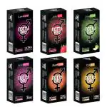 NottyBoy Valentine Pack | 3in1, 1500 Big Dots, Ultra Ribbed | Fruit Flavoured Condoms - 60 Pieces