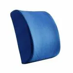 4V1 Orthopedic backrest Lumbar Support Pillow for Chair Car Backrest Cushion for Back Pain - UNISEX - BKRS-BLU-4