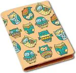 Tediline Multicolor Pu Leather Compact Passport Cover Holder