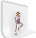 HIFFIN 8x14 Ft, White Professional Backdrop for Background Photography Background Stand for Photo Light Studio Accurate Size 8x14 Ft,