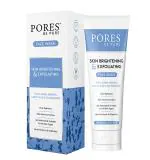PORES Be Pure Skin Brightening & Exfoliating Face Wash - With Alpha Arbutin, Lactic Acid & Glutathione - 100 G