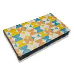 KUMBHI KAGAZ_Geometric Pattern Print Handmade Paper Notebook