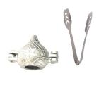 Urban buy Aluminium Gujiya Mould With Stainless Steel Momo Tongs and Multicolour, Pack of 2