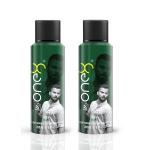 One8 by Virat Kohli Glance 200 ml Deodorant Spray For Men | Deo for Men (400 ml, Pack of 2)