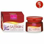 VI-JOHN Saffron Skin Fairness Advanced Cream with Vitamin E and Saffron Extracts protection from UV Radiations 50g Each (Pack of 5)