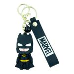 Fullkart Batman Silicon Rubber 3D Keychain with Lanyard Hook