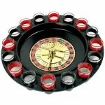 Smartcraft Roulette, Casino Style Drinking Game Set (2 Balls and 16 Glasses) -Multicolor