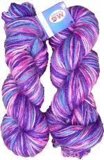 Simi Enterprise M.Purple Wool Marine Excel Wool Hank Hand Knitting Wool, Art Craft Soft Fingering Crochet Hook Yarn, Needle Knitting Yarn Thread Dyed, 400 G