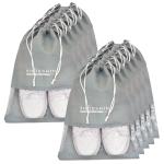 ROMJ Shoe bag for storage shoes for men and women travel essentials shoe cover or shoe bags pouches transparent shoe bag for travel or accessories - Pack of 10 shoe pouch