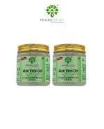 YOUNG HERBS Pure Aloe Vera Skin Gel 200gms For Face & Hair | Hydrating, Moisturizing, Soothing Skin | Multipurpose Gel | Pack of 2
