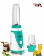 TRIVA 550WATT REMIX PRO WITH 2 STAINLESS STEEL JARS, 1.25 LIUQUIDIZING JAR, 400 ML CHUTNEY JAR, 3 SPEED KNOB CONTROL SETTING, PULSE FUNCTION, AUTO CUT OFF SWITCH, BRASS ROATRY SWITCH, COPPER CORD OF 1.50 METER LENTH WITH 2 YEAR WARRANTY