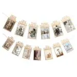Party Midlinkerz Paper Thickened Kraft Card Paper 1st Birthday Bunting Baby Photo Prop Banner 1-12 Months