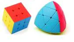 Enorme Cube Combos of High Speed 3x3x3 & Curve Pyramorphix Pyramid High Stability Magic Puzzle Cubes