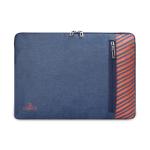 The Clownfish Algo Blue Solid Polyester Laptop Sleeve Tablet Case