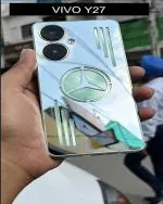 COVER BELL VIVO Y27 SILVER MERCEDES BACK GUARD Mobile Skin (Silver)