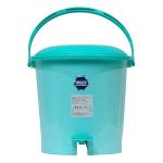 SHIVOM STEELS Small Pedal Dustbin, 6.2 Litre, Sky Blue, 1 Piece,Plastic