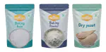 Fruvanta Baking Powder (100gm) , Baking Soda (100gm) and Dry Yeast (50gm) (Pack of 3)