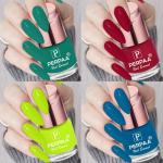 Perpaa Sea Green, Red, Neon, Blue Dragon Nail Polish (Pack Of 4)