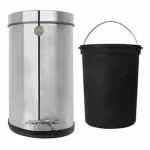 OPR Stainless Steel Step-On Plain Pedal Dustbin with Lid | Trash Can for Bathroom, Home, Kitchen, Washrooms, Room and Office with Lid (Small Size)- (7 x 10 inch - 5 litres)