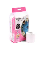 Papyrus Classic Toilet Roll Pack of 6 | Toilet Roll 2 Ply | Toilet Roll For Bathroom | Toilet Tissue Paper Roll | Toilet Paper Tissue Roll Family Pack 6-in-1 (6 Rolls) (230 Sheets Per Roll)