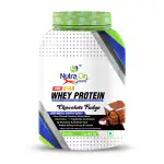 Nutra On Sport Pro Gold Whey Protein | 24g Protein Per Serving | With Added Digestive Enzymes | Optimum Muscle Growth And Replenishment | 5.5 gm BCAA | 2Kg - Chocolate Fudge