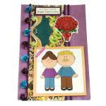 NATAL CRAFTS The handmade gift store Royal wishes with elegant crafts Handmade Happy Anniversary Greeting Card-For Mom&Dad/Parents-Customize It With A Message&A Photo(Anniversary Parents)