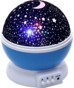 Fitaza Star Master Projector Night lamp and Rotating Color Changing Table Lamp Night Lamp (13 cm, Multicolor)